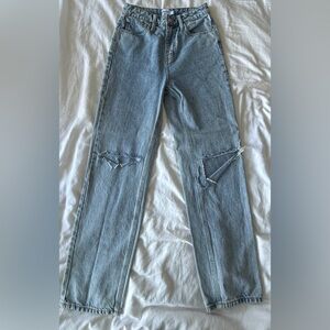 Princess Polly Light Blue Jeans